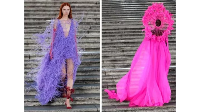 Made in Italy: Valentino presentó su colección de alta costura con un espectacular desfile en Roma