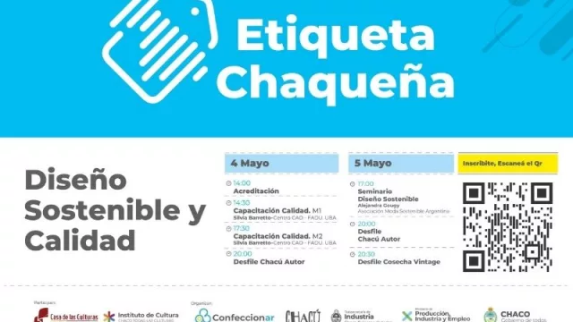 Etiqueta Chaqueña capacitará en diseño textil sostenible y calidad