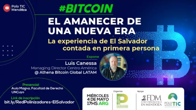 Ley de Bitcoin en El Salvador contada en primer persona en la UNCuyo
