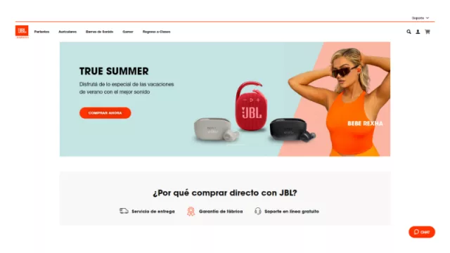 JBL hace ancla y lanza su tienda oficial en Argentina