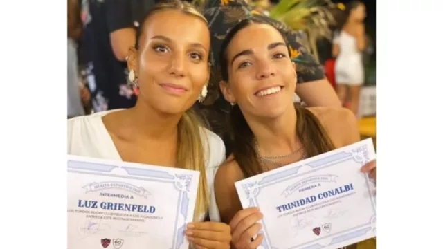 Luz Grinfeld y Trini Conalbi, méritos deportivos de Intermedia y Primera A.