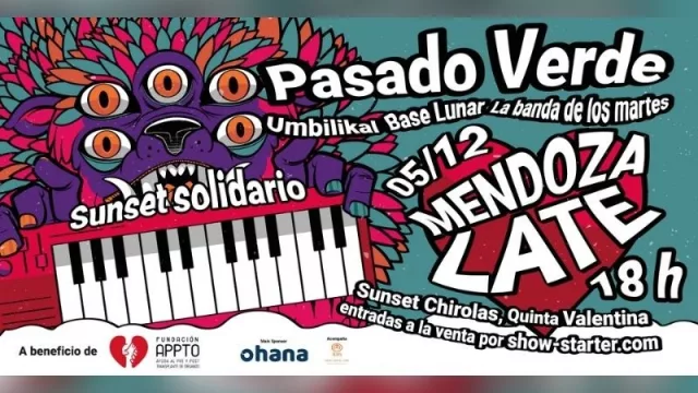 Llega “Mendoza Late II”, el festival de Fundación Appto para fomentar la donación de órganos