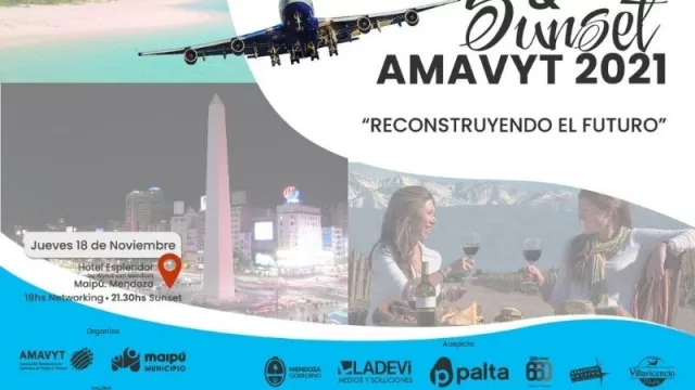 Llega el VII Networking & Sunset AMAVYT 2021 (para profesionales y prestadores turísticos)