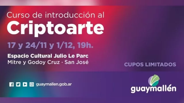 Curso de introducción al Criptoarte (promovidio por la Municipalidad de Guaymallén)