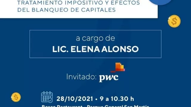 Capacitacion para Inversionistas (tratamiento impositivo y blanqueo de capitales)