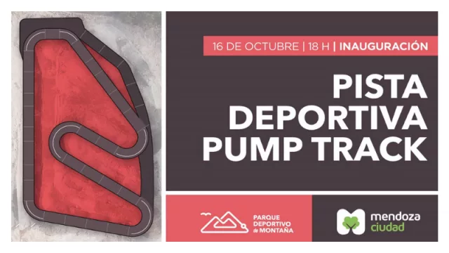 Inauguran el primer Pump Track de asfalto (exhibición de bikers expertos) 