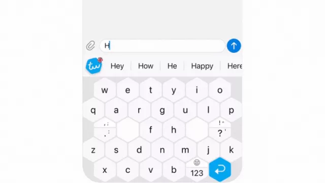 Typewise, el curioso teclado hexagonal que crece en LatAm