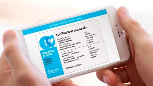Más de 7 millones de argentinos tienen el certificado de vacunación digital en sus celulares