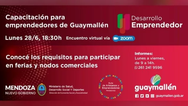 Taller para emprendedores que deseen participar en ferias y nodos comerciales
