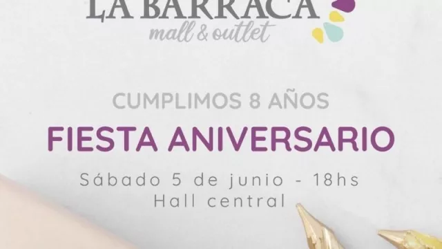 La Barraca Mall cumple 8 años y lo festeja con un importante evento de aniversario