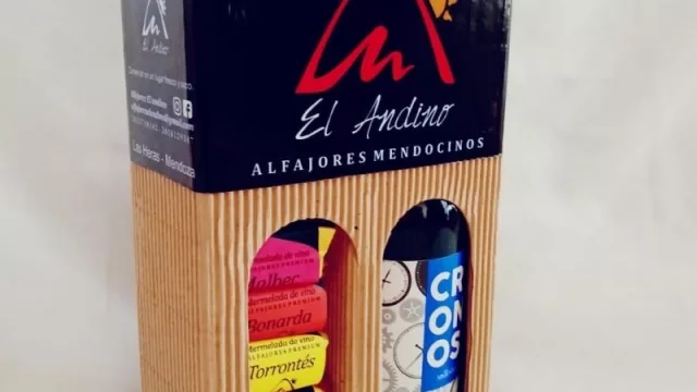 El Andino: alfajores rellenos con mermelada de vino