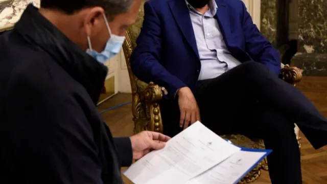 Massa recibió en el Congreso al ministro Ferraresi para avanzar en una Ley de impulso de 55 mil viviendas