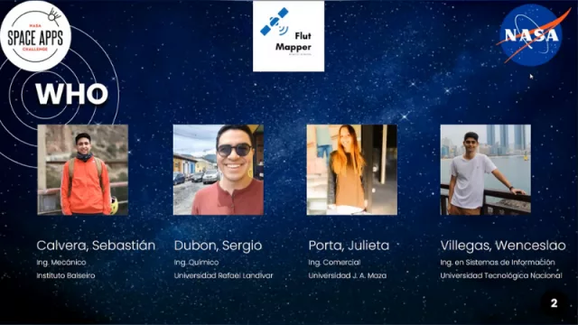 Un equipo mendocino y su creación se consagraron en el evento internacional NASA Space Apps Challenge