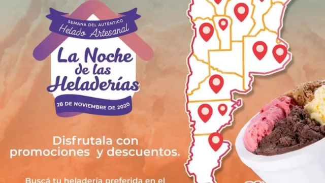 Un negocio que busca recuperar mercado: comenzó la Noche de las Heladerías en todo el país ¿cuáles son los representantes de Mendoza?