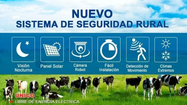Contra los delitos al campo llega una cámara a energía solar y con internet