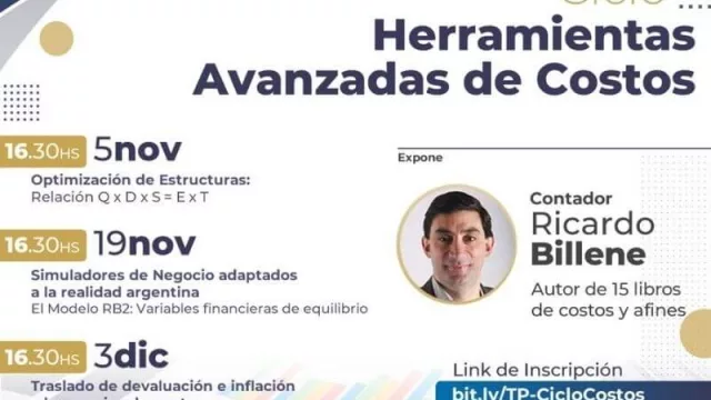 Ideal para profesionales: llega el Ciclo “Herramientas Avanzadas de Costos”