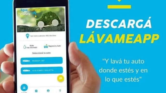 Primero en Chile y ahora en Mendoza: llegó el revolucionario sistema de lavado de autos ecológico que se contrata por una app 