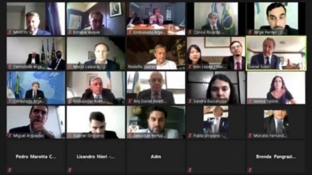 Mendoza dijo presente en un encuentro virtual para coordinar estrategias de exportación con Brasil