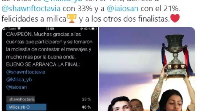 El Mundial de Twitteros ya tiene una ganadora: @Milica_yb 