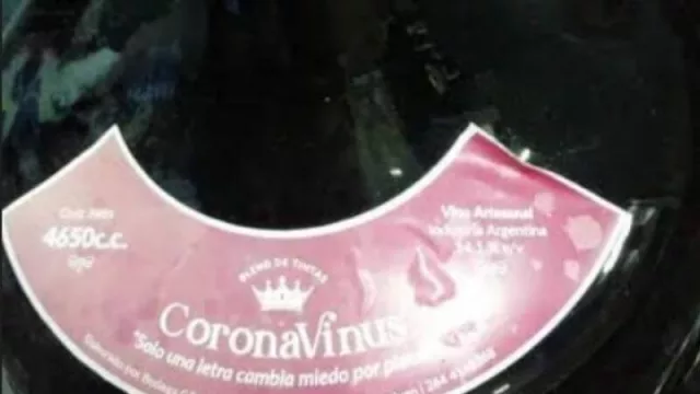 Ingenio argentino: ya se vende el vino Coronavinus en damajuana, una genialidad que de $ 200 en el almacén saltó a $ 700 por Mercado libre