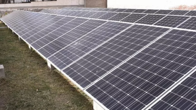La empresa de transporte mendocina Andesmar inauguró en su predio la obra más grande de energía solar de Godoy Cruz