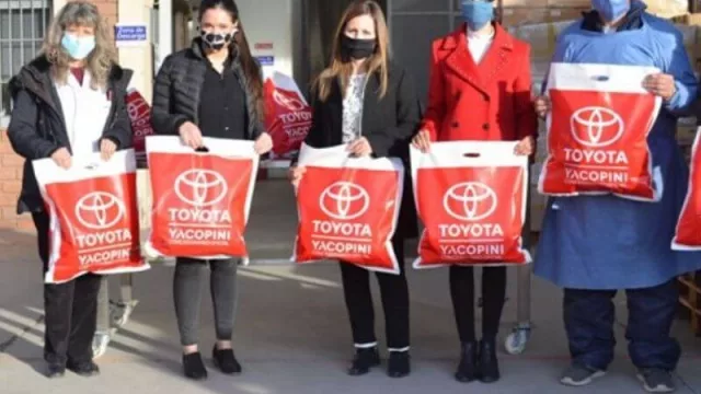 Toyota Yacopini donó 3.000 barbijos quirúrgicos al Ministerio de Salud de Mendoza