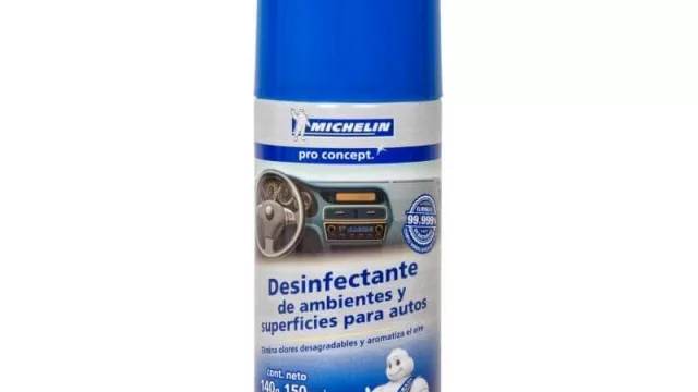 Desinfección del auto en tiempos de COVID-19: Michelin presentó un producto innovador que ya se vende en la provincia