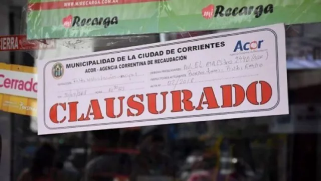 La Municipalidad de Corrientes clausuró 25 comercios que no cumplieron protocolos