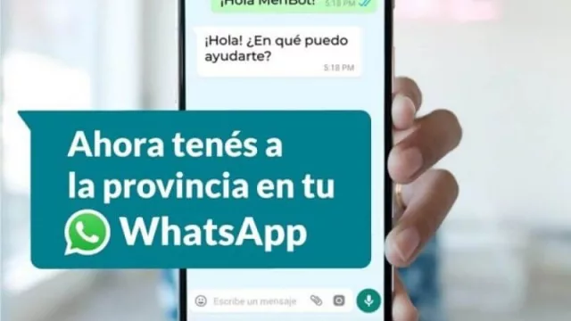 El Gobierno mendocino estrena “MenBot”: consultas relacionadas al COVID-19 (vía Whatsapp)