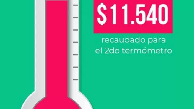 “Tu ayuda suma”: faltan sólo $2.460 para poder comprar el segundo termómetro (aportá tu granito)