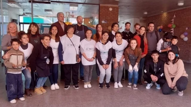 AHEGA celebró las vacaciones de invierno con una acción solidaria