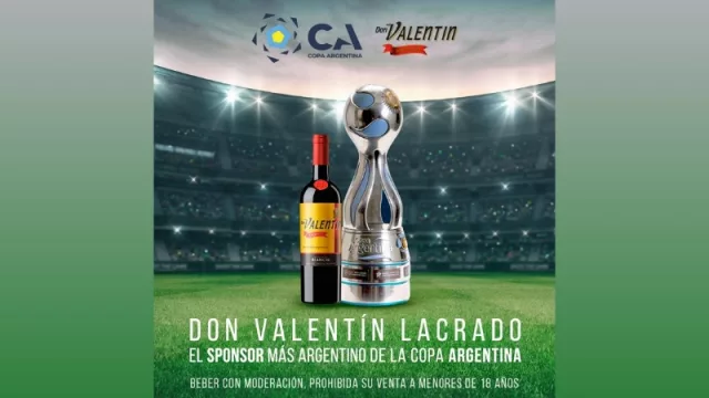 Don Valentín Lacrado, el sponsor más argentino de la Copa Argentina