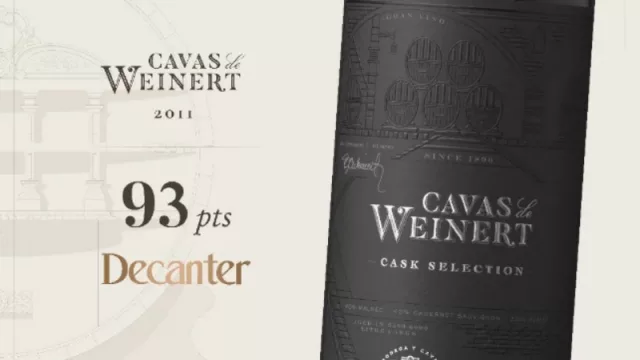 Dos de las etiquetas de Bodega y Cavas de Weinert reconocidas