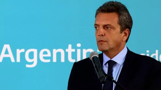 Conferencia de prensa del Ministro de Economía Sergio Massa tras el acuerdo con el FMI