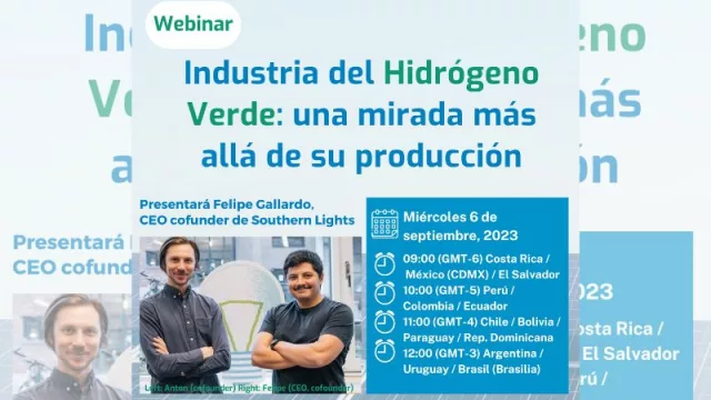 Industria del hidrógeno verde: “Más allá de la producción”, el tema central de un webinar informativo de H2LAC y H2Uppp
