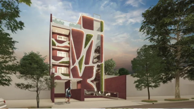 Tendencia en Mendoza: avanza la construcción del primer edificio del mundo con cañerías de vino, cava subterránea y viñedos en su terraza