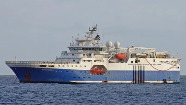 Llega a Mar del Plata el buque de exploración sísmica en busca de reservas de hidrocarburos