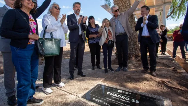 Se recupera Cuadro 33, un sitio trascendental para la Memoria de Mendoza