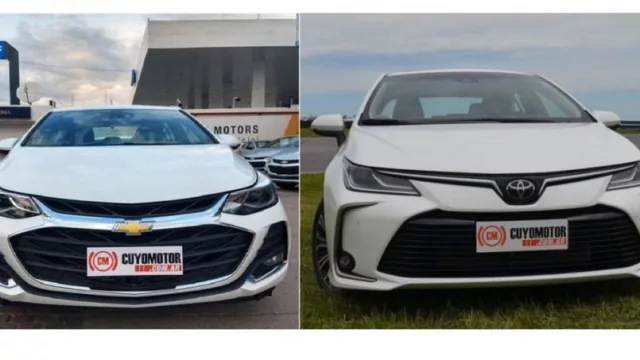Chevrolet Cruze o Toyota Corolla ¿cuánto valen en diciembre?