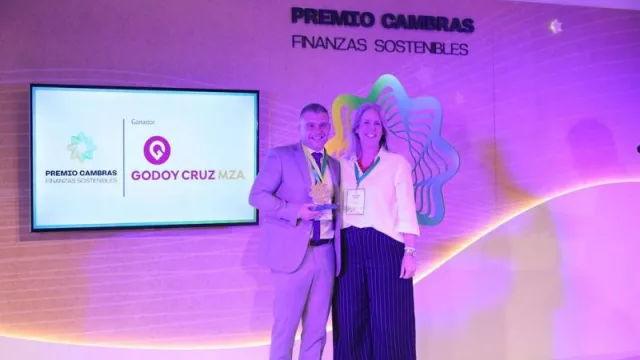 Godoy Cruz, el único municipio del país en recibir el premio Cambras a las Finanzas Sostenibles