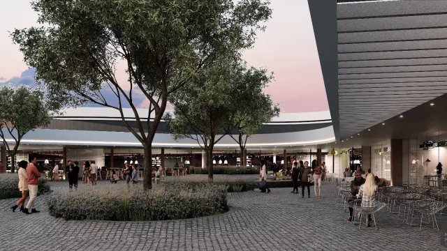 Kristich inauguró el strip center más grande de Mendoza sobre el Acceso Sur (en un terreno de 17.000 m2)