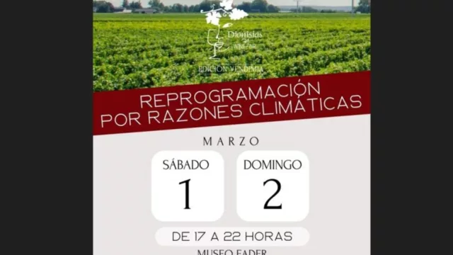 Dionisias Wine Fair se reprograma para los días 1 y 2 de marzo