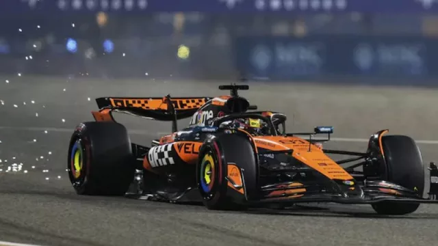 McLaren domina en Bahréin: España, Latam y Miami expectantes por la F1 en el circuito también conocido como de Sakhir (en el golfo pérsico)