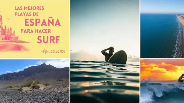 Las mejores playas de España para hacer surf (Loquis tiene el podcast que te pone las olas en los oídos)