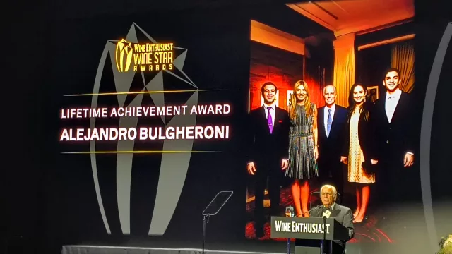 Wine Enthusiast distinguió a Alejandro P. Bulgheroni con el Lifetime Achievement Award