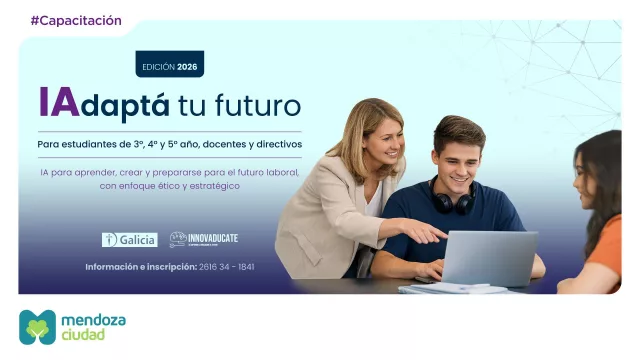 La Ciudad de Mendoza lanza la edición 2026 del programa educativo “IA-daptá tu futuro”