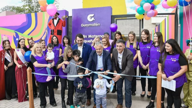 Guaymallén inauguró un nuevo jardín maternal en Jesús Nazareno