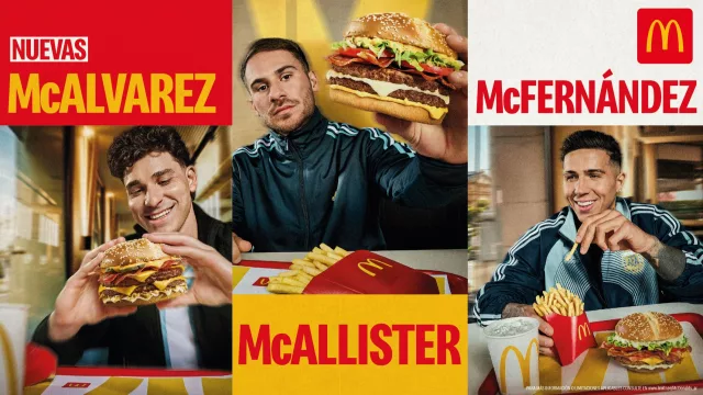 McDonald’s presenta tres nuevas hamburguesas junto a figuras de la Selección Argentina para vivir el Mundial 2026