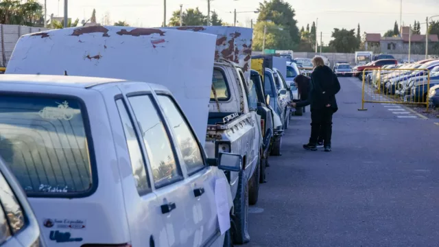 Guaymallén remata 12 autos y 30 motos alojadas en la Playa de Secuestros
