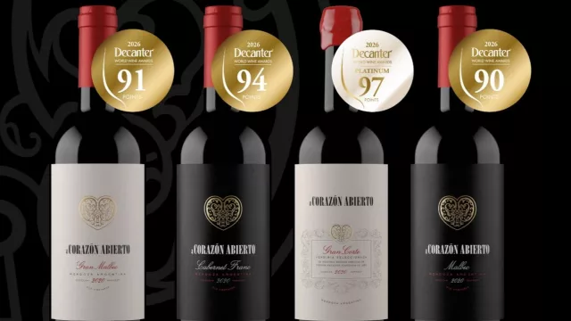 A Corazón Abierto: el mendocino que obtuvo 97 puntpos y medalla Platino en los Decanter World Wine Awards 2026